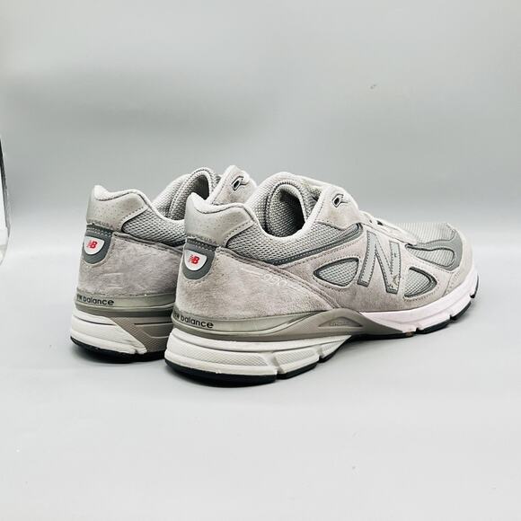 New Balance Shoes Men 13 Gray Suede 990v4 Road Running Athletic Sneaker Made USA main image 4